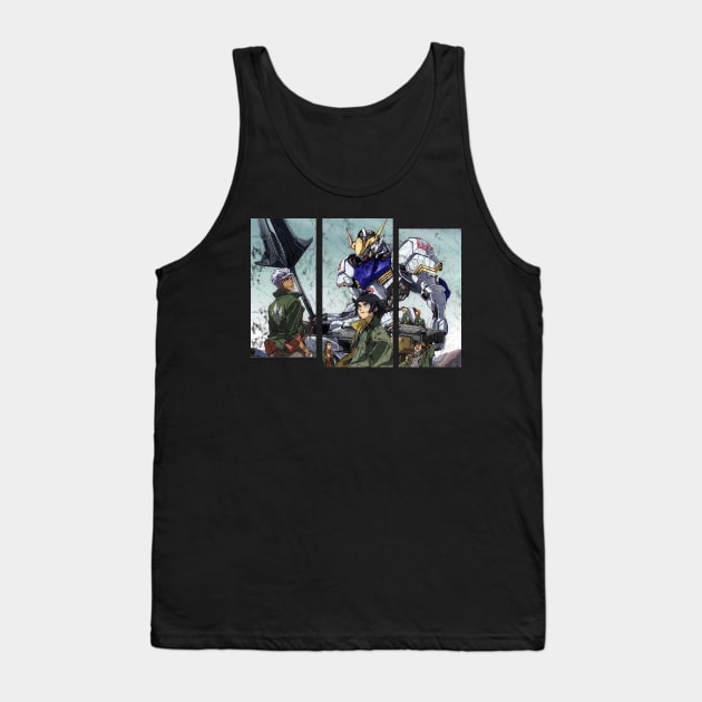 Collage of Tekkadan Team Tank Top by ArtEnginering